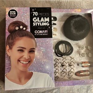 New Conair 70 pieces glam style kit